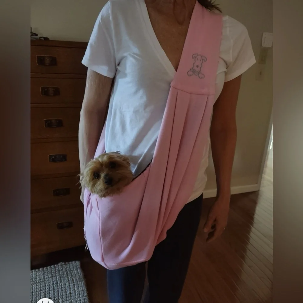 Pink Dog Sling Carrier